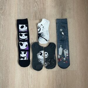 Disney The Nightmare Before Christmas Socks - 5 Pairs